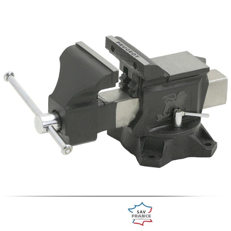 Étau En Fonte Sur Base Tournante Peugeot, 125 Mm