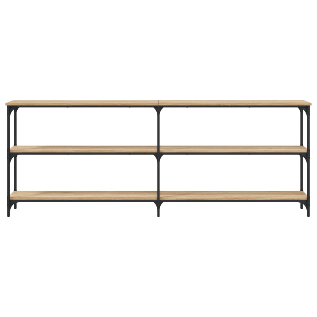 Table Console | Table D'entrée Chêne Sonoma 200x29x75 Cm Bois D'ingénierie