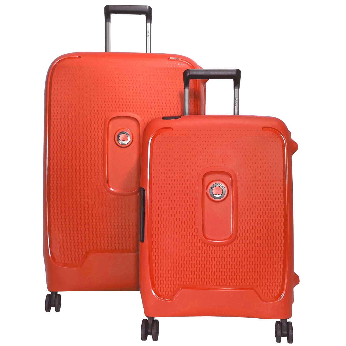 Set De 2 Valises Delsey Polypropylène Orange Moncey1 à Prix Carrefour