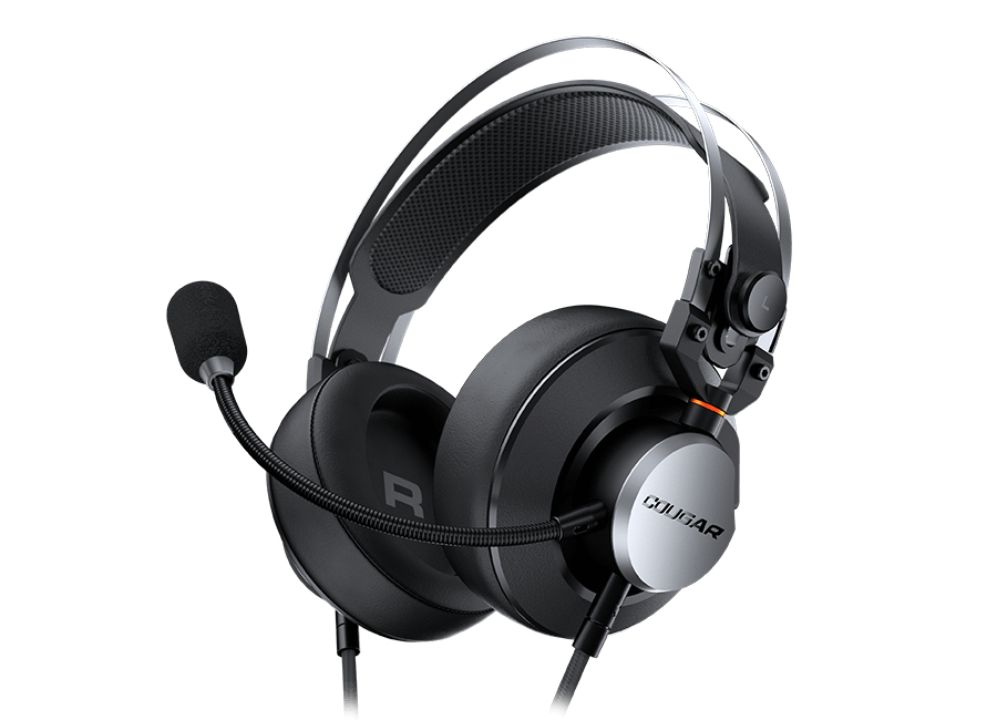 COUGAR Gaming VM410 Casque Avec fil Arceau Jouer Noir, Acier - Neuf