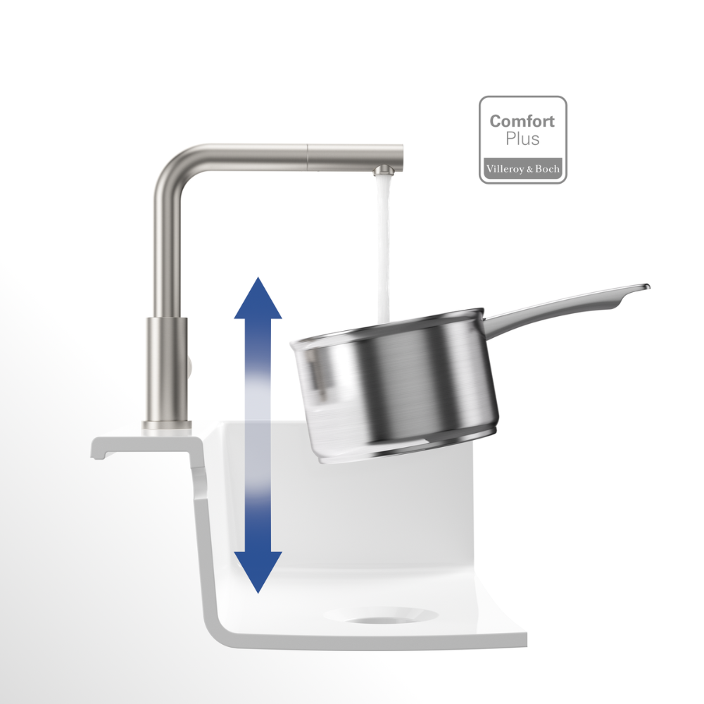 Robinet Cuisine Steel Shower Basse Pression