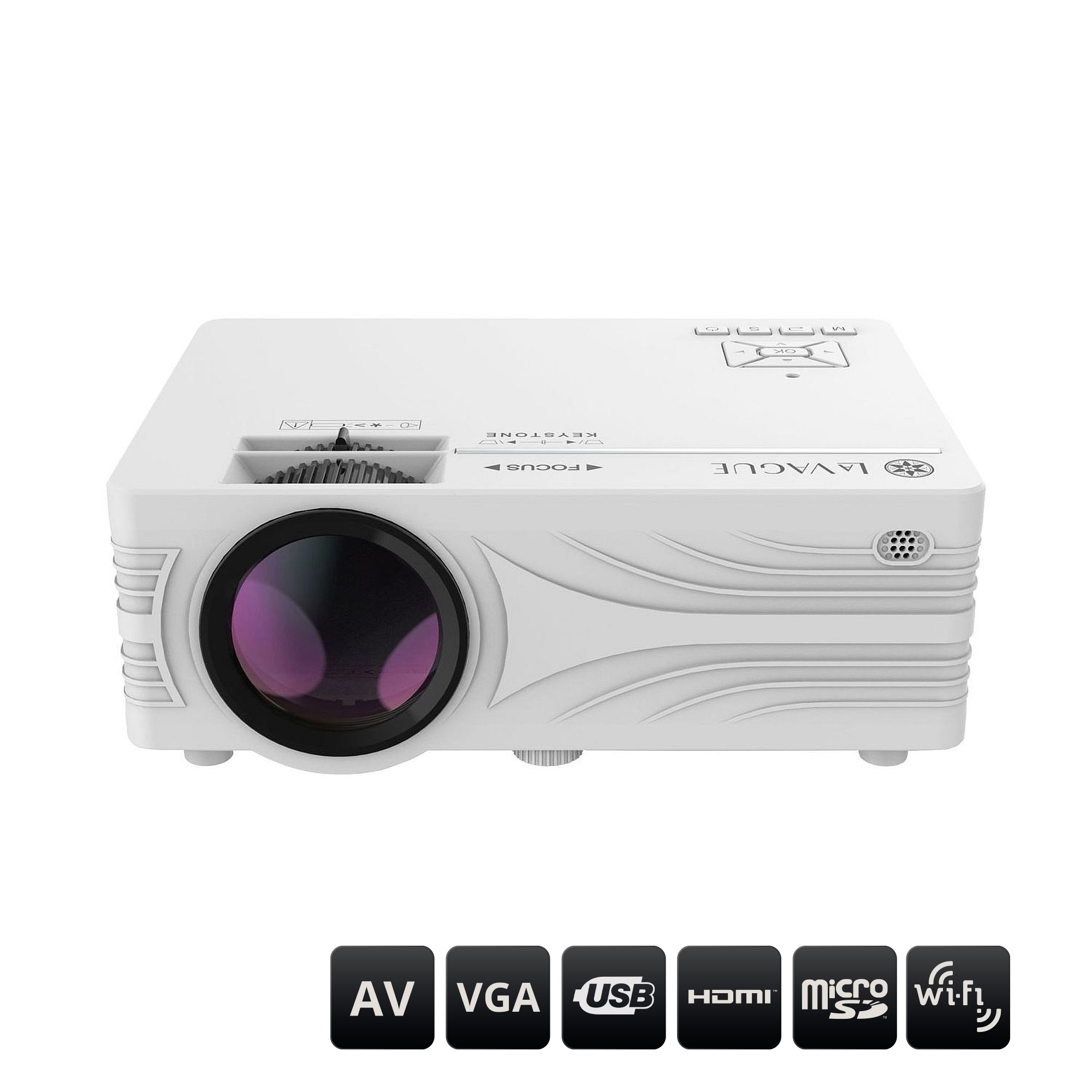 Lv-hd240 Wi-fi Bundle Vidéoprojecteur Led Avec Écran Lv-sta100fp