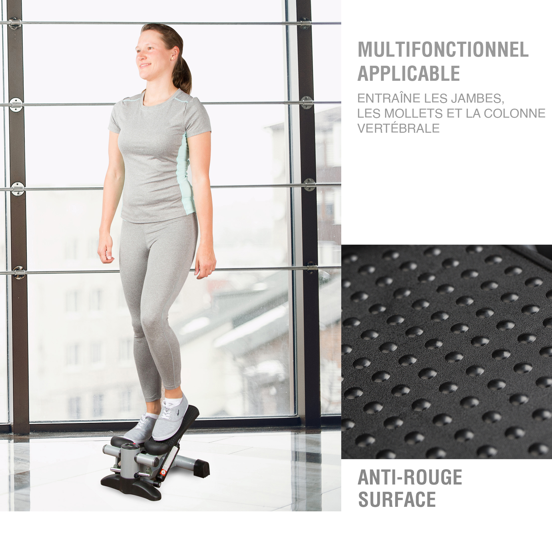 Stepper Up Down Zoomyo, Appareil De Fitness Avec Console à Prix Carrefour
