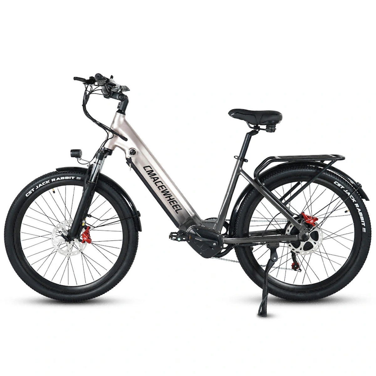 Vélo Électrique Urbain Cmacewheel L26 26", 950 W, 48 V, 17 Ah, Gris Ciment