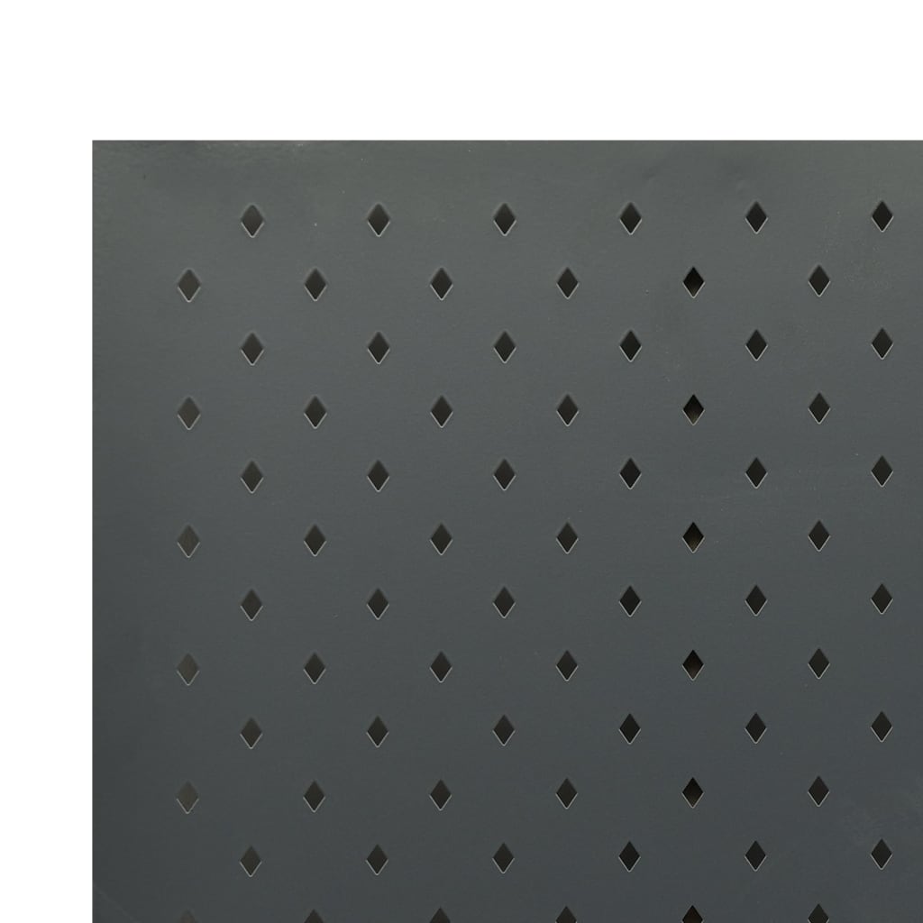 Cloison De Séparation 5 Panneaux Anthracite 200x180 Cm Acier