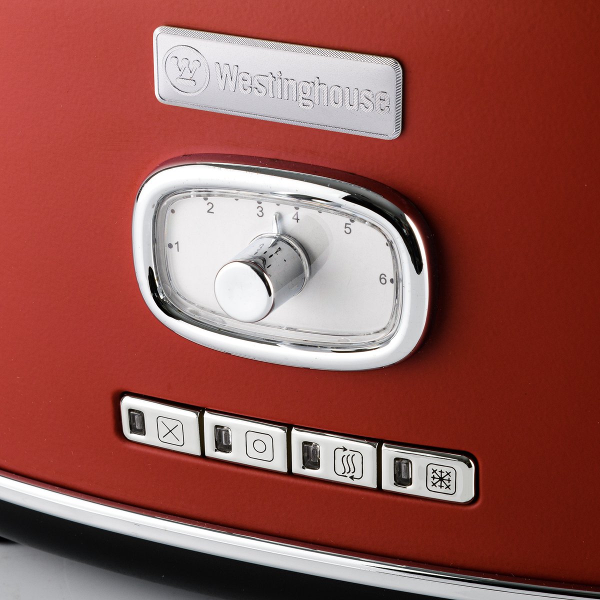 Westinghouse - Retro -  Grille Pain 2 Fentes  + Bouilloire - Rouge