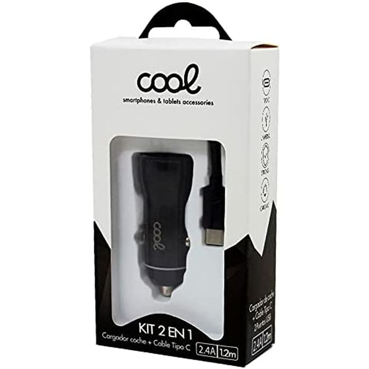 Chargeur De Voiture Cool 2.4 A
