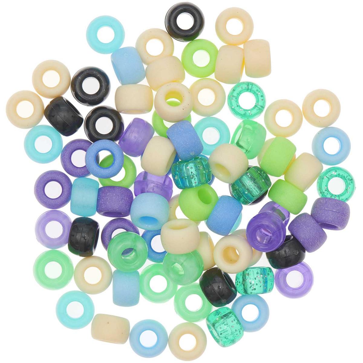 Itoshii Pack 80 Perles Ponii Aqua Mix