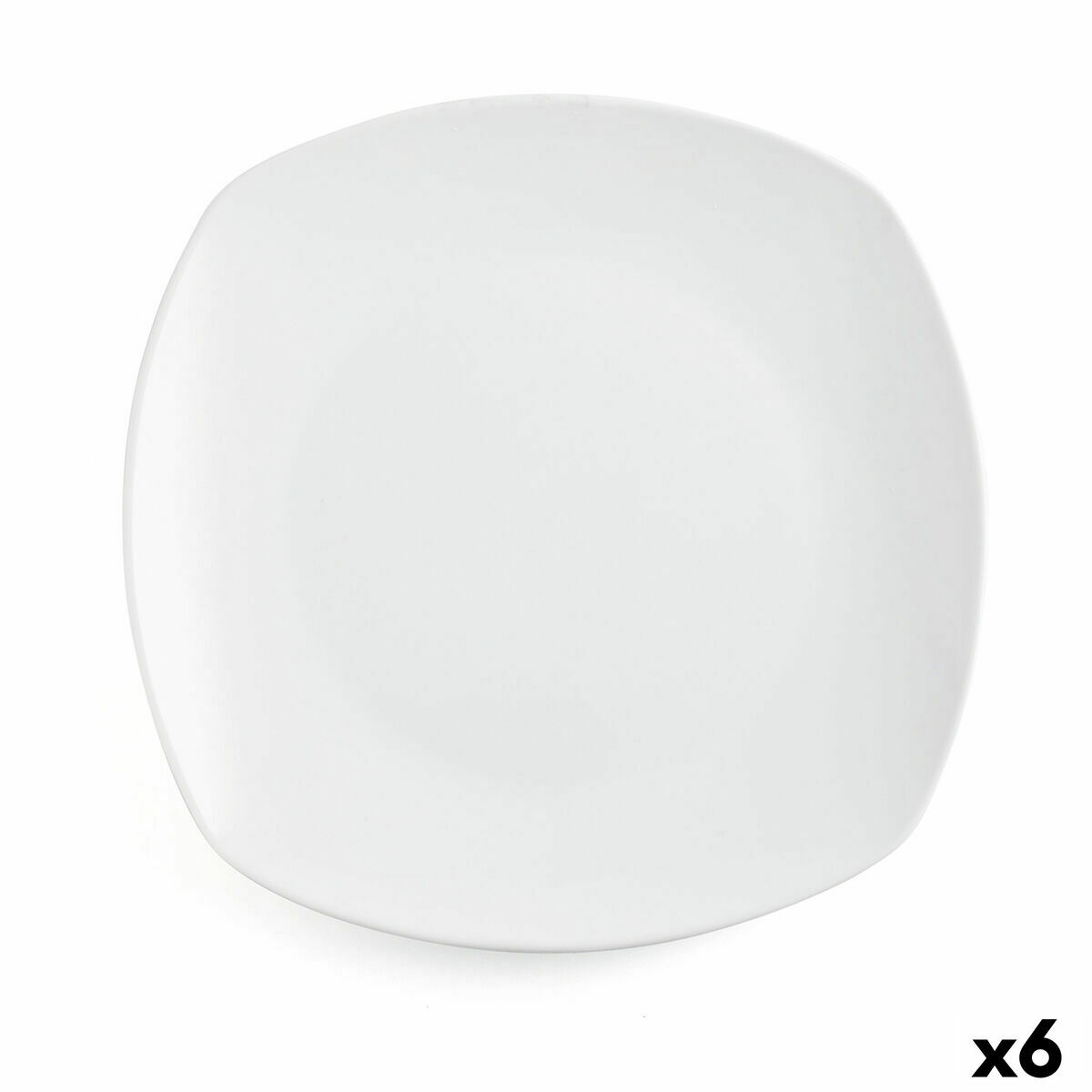 Assiette Plate Quid Novo Vinci Céramique Blanc (26,6 Cm) (pack 6x)
