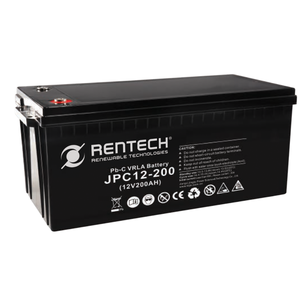 Rentech JPC 12V 200Ah Lead Carbon Battery