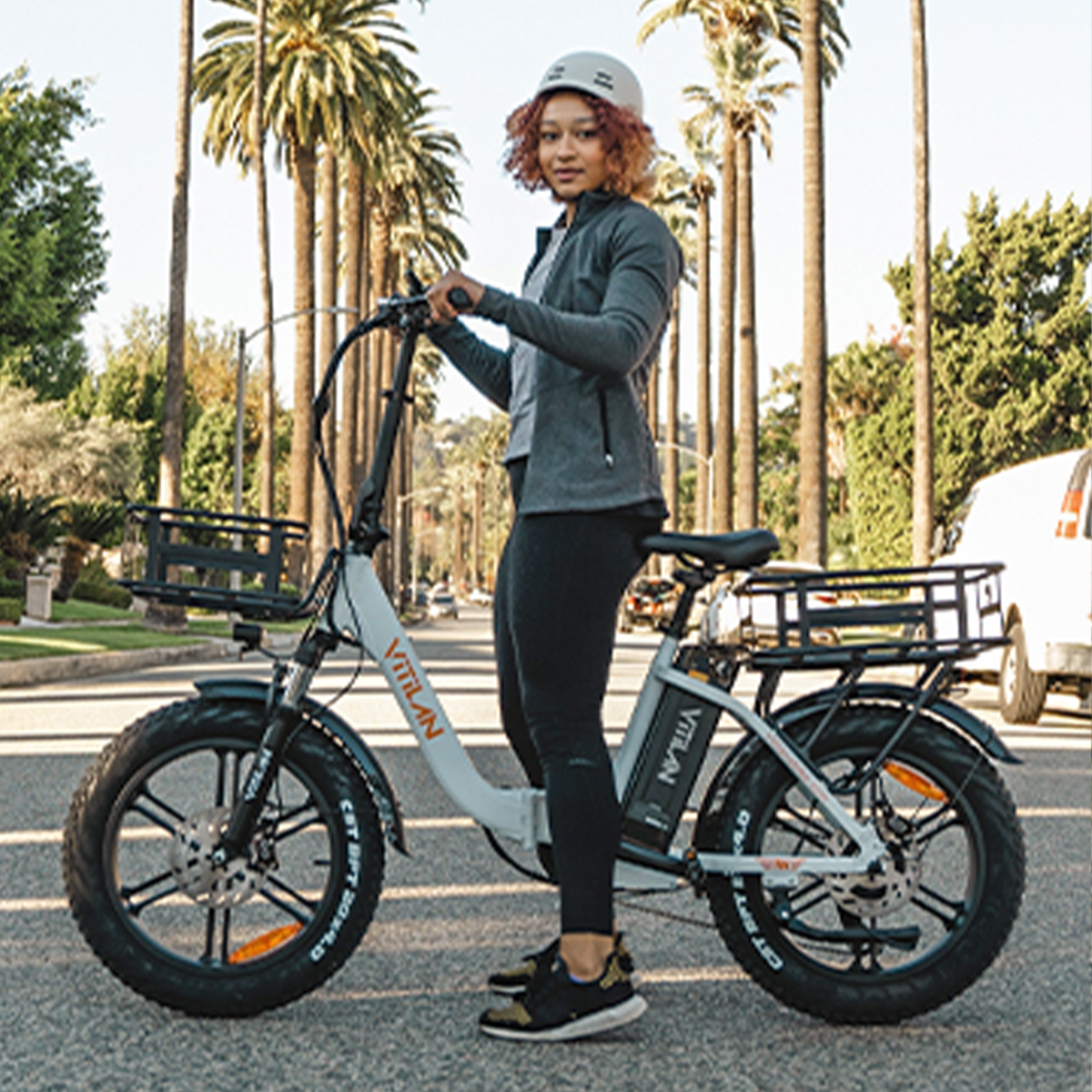 Vitilan U7 2.0 Vélo Électrique Pliant - 20" - Step-thru - 750w 48v 20ah - Blanc