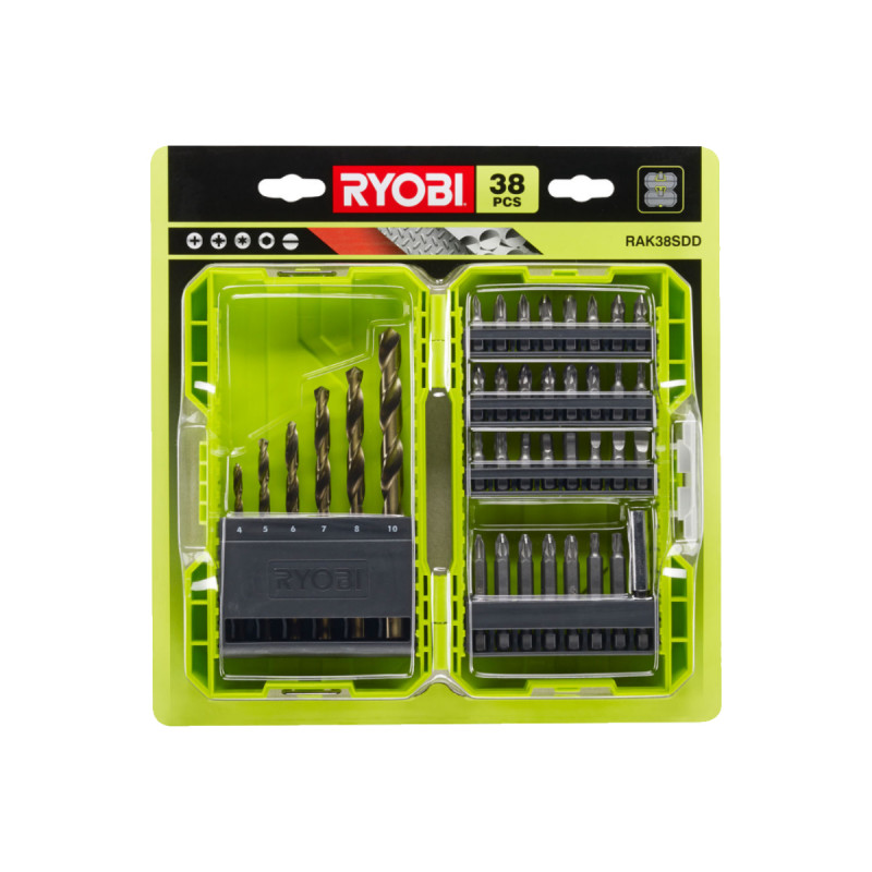 Pack Ryobi - Perceuse Visseuse R18dd2-220s - 18v One Plus - 2 Batteries 2,0ah - Char