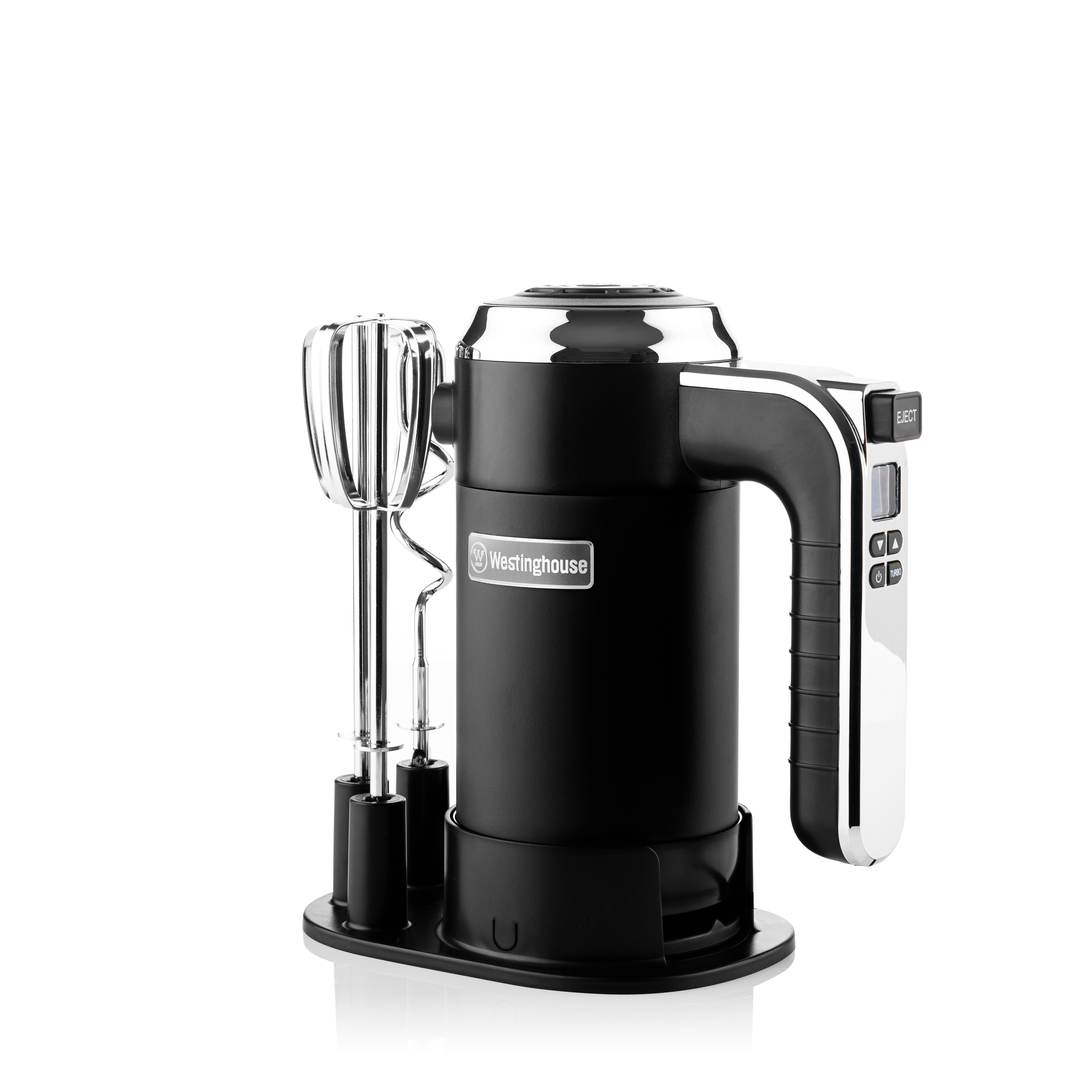 Westinghouse - Retro - Batteur À Main - Avec Fouet Et Crochets À Pâte - 350w - Noir