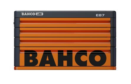 Coffre > Premium E87 Orange Avec 4 Tiroirs Charge 400 Kg 690 X 510 X 402 Mm 1487k4 Bahco