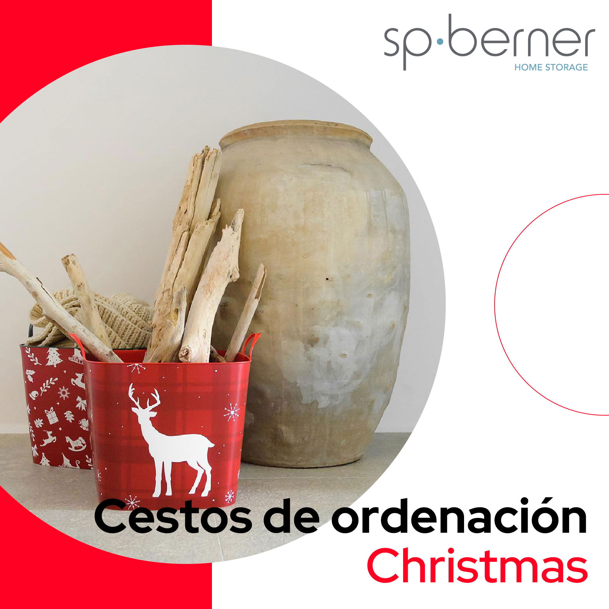 Panier 25l Iml Elf Xmas 35x34x35