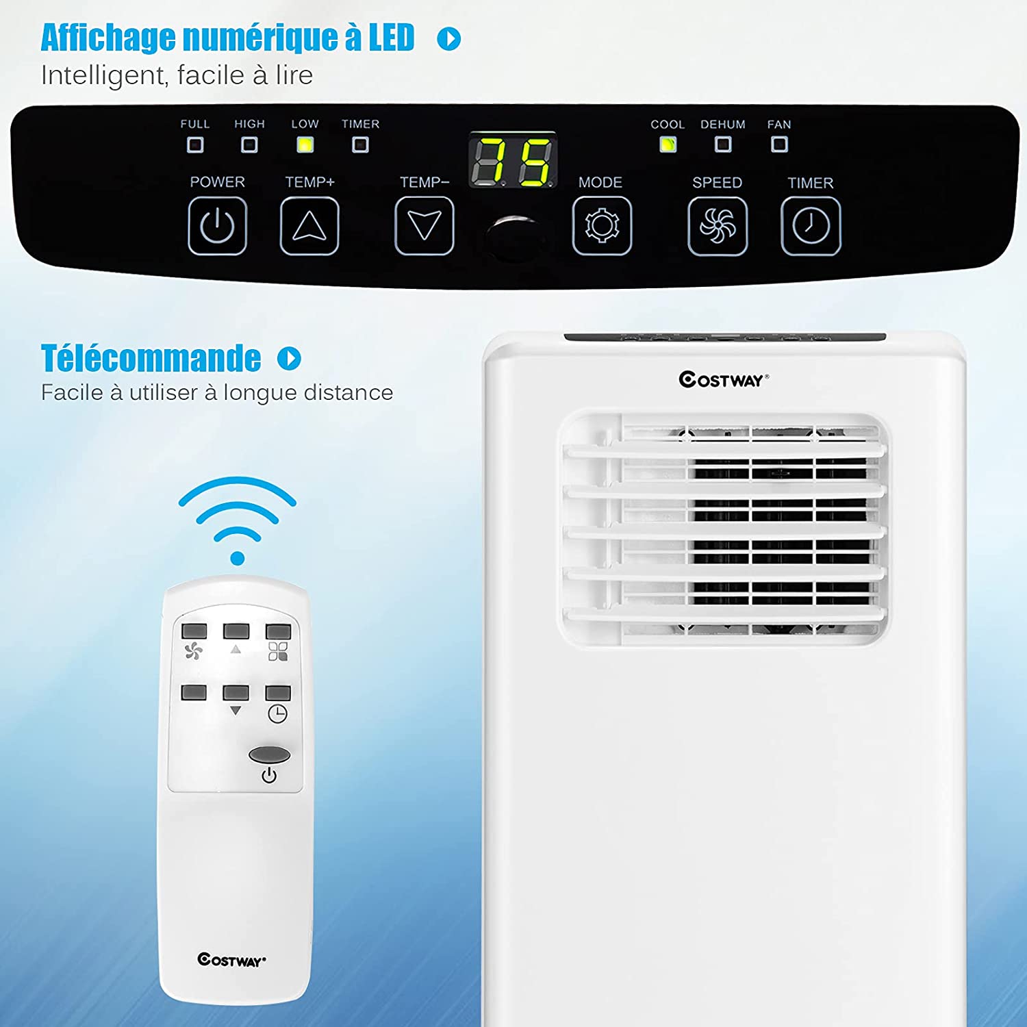 Climatiseur Costway Avec Bluetooth – Occasion, état Fonctionnel