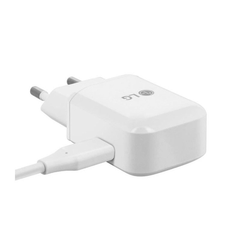 Chargeur Secteur Usb 1.8a Fast Charge Original Lg Mcs H05ed Blanc