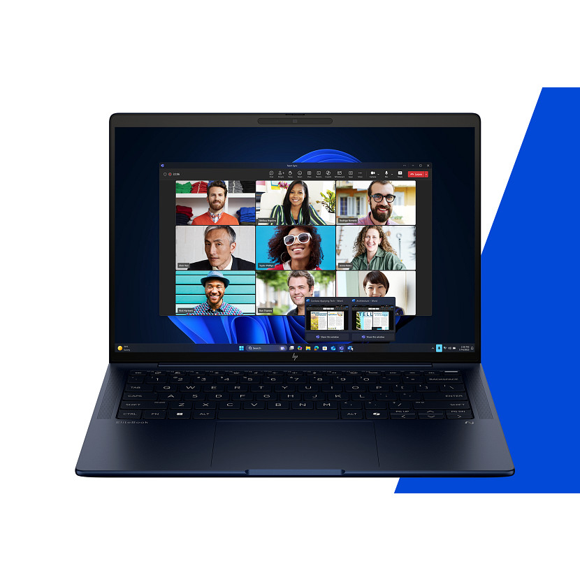 HP EliteBook X G1i Next Gen AI Wolf Pro Security Edition Copilot+ PC Intel Core Ultra 7 258V Portátil 35,6 cm (14'') WUXGA 32 GB LPDDR5x-SDRAM 1 TB SSD Wi-Fi 7 (802.11be) Windows 11 Pro Azul