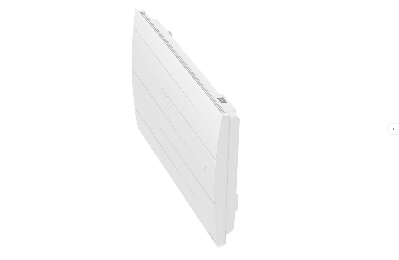 Radiateur Électrique À Inertie  Malao Auto Horizontal Blanc 1500w - Connecté