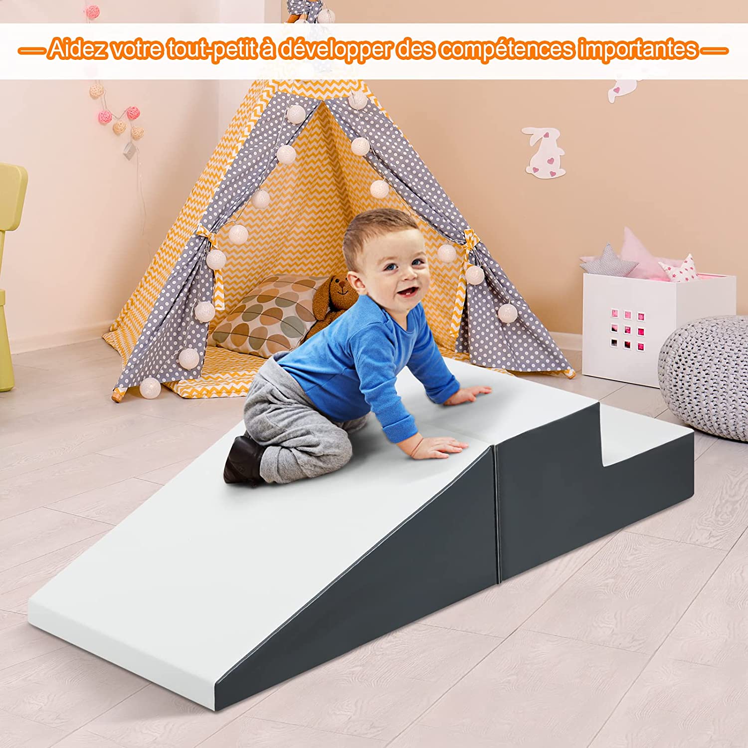 2 Pcs Blocs De Construction En Mousse Pour Tout-petits Antidé Modules