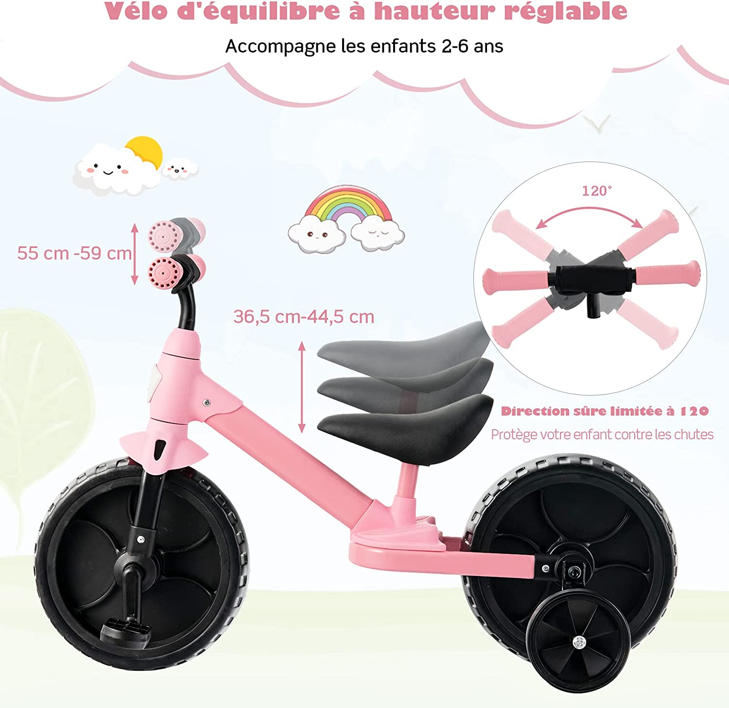 PROMETHEUS BICYCLES Velo Enfant 3 Ans Garcon vélo Fille 12 Pouces a