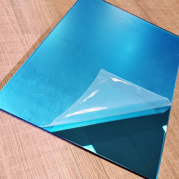 Acrylic Mirror Bright Blue 2mm 900x600mm