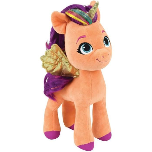 Jemini My Little Pony Peluche Sunny Sonore Et Lumineuse +/- 25 Cm Avec Sa Brosse