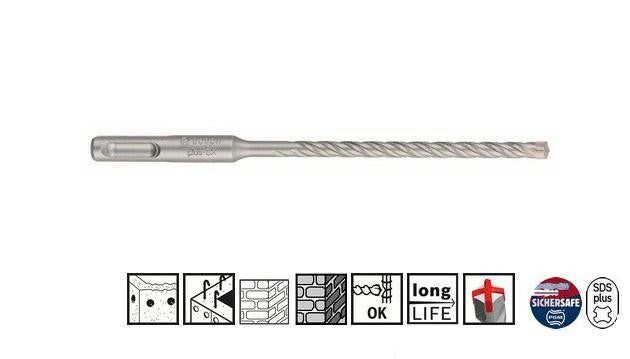 Foret Mêche Béton  Bosch Sds Plus 16 X 310 Mm Plus-5x 4 Lame