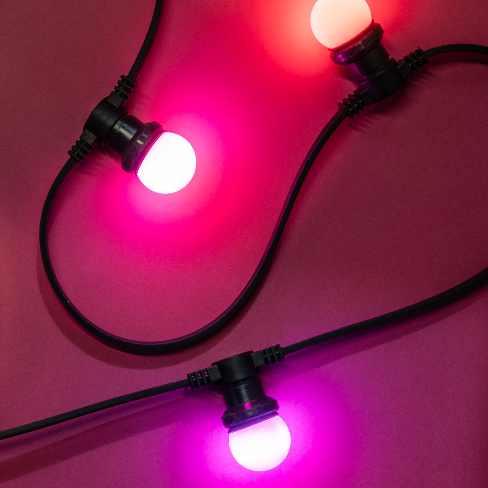 Ampoule Guirlande Guinguette Led E27 Couleur Violet à Prix Carrefour