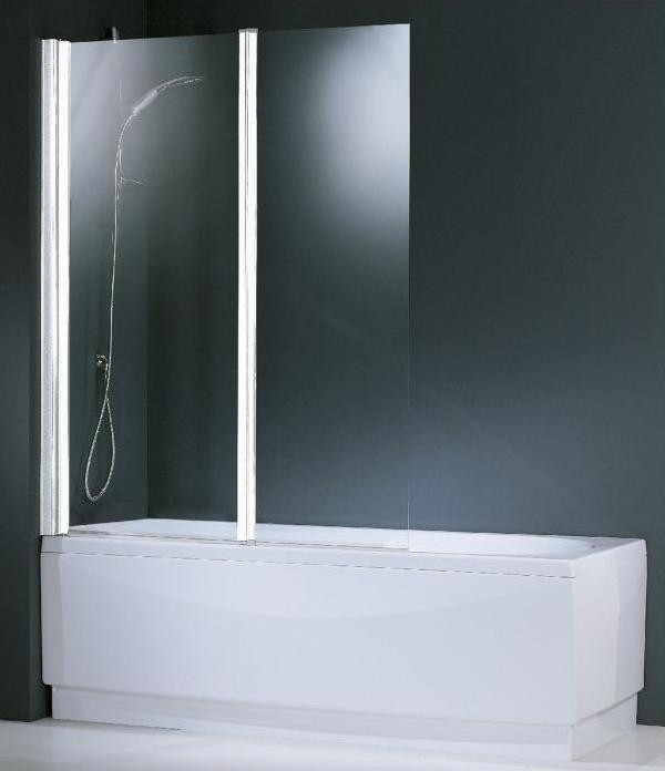 Pare-baignoire 2 Panneaux 70 X 50 Cm Réversible Aurora Auroran2-1a Novellini