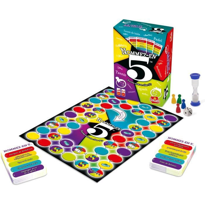 Name 5 - Jeu de société - GOLIATH - Jeux - Jouets