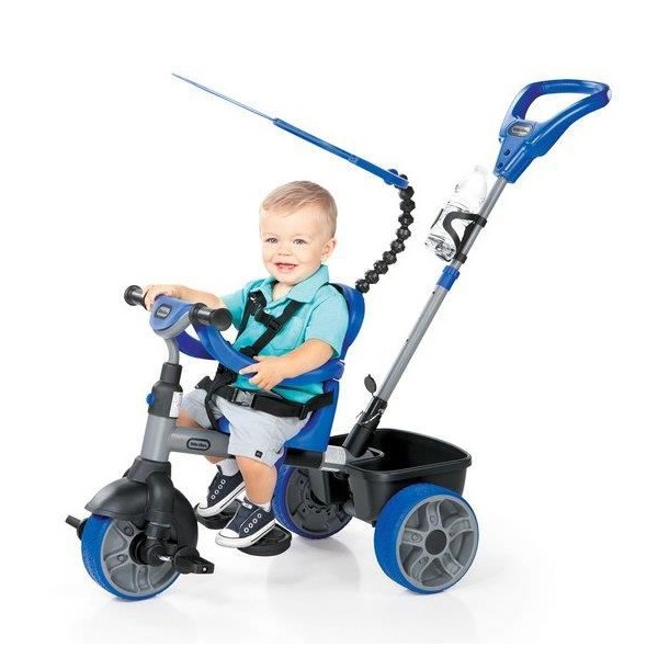 Little Tikes Tricycle Evolutif 4 En 1 Bleu De 9 Mois A 3 Ans à