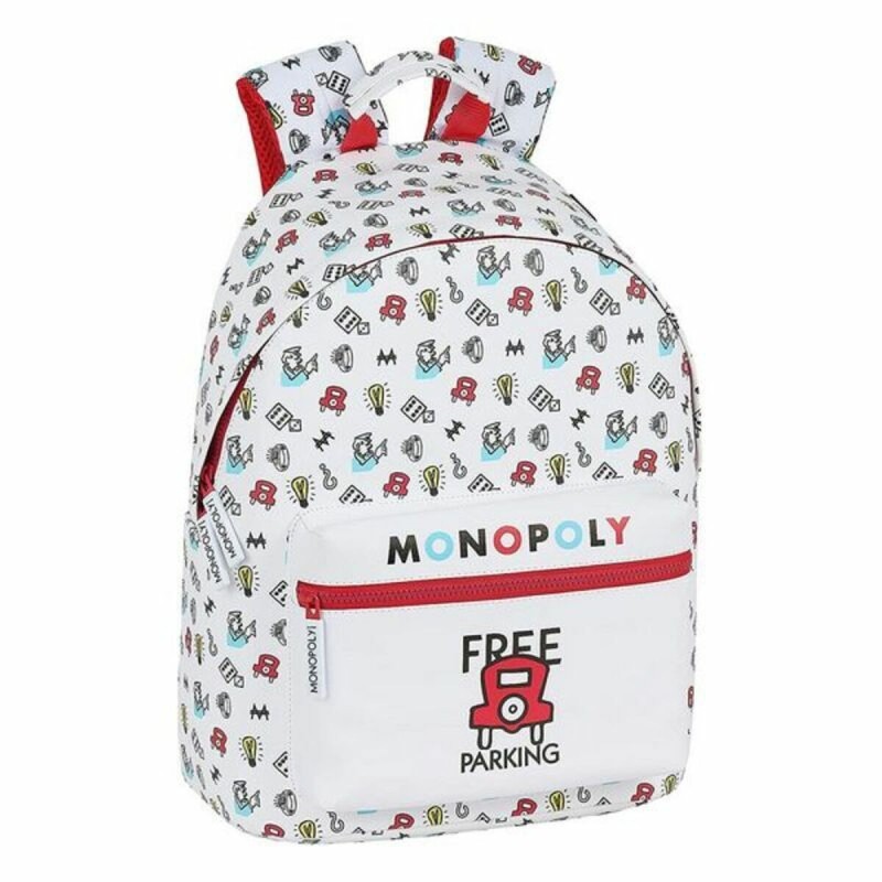 Sacoche Pour Portable Monopoly 14,1'' Blanc