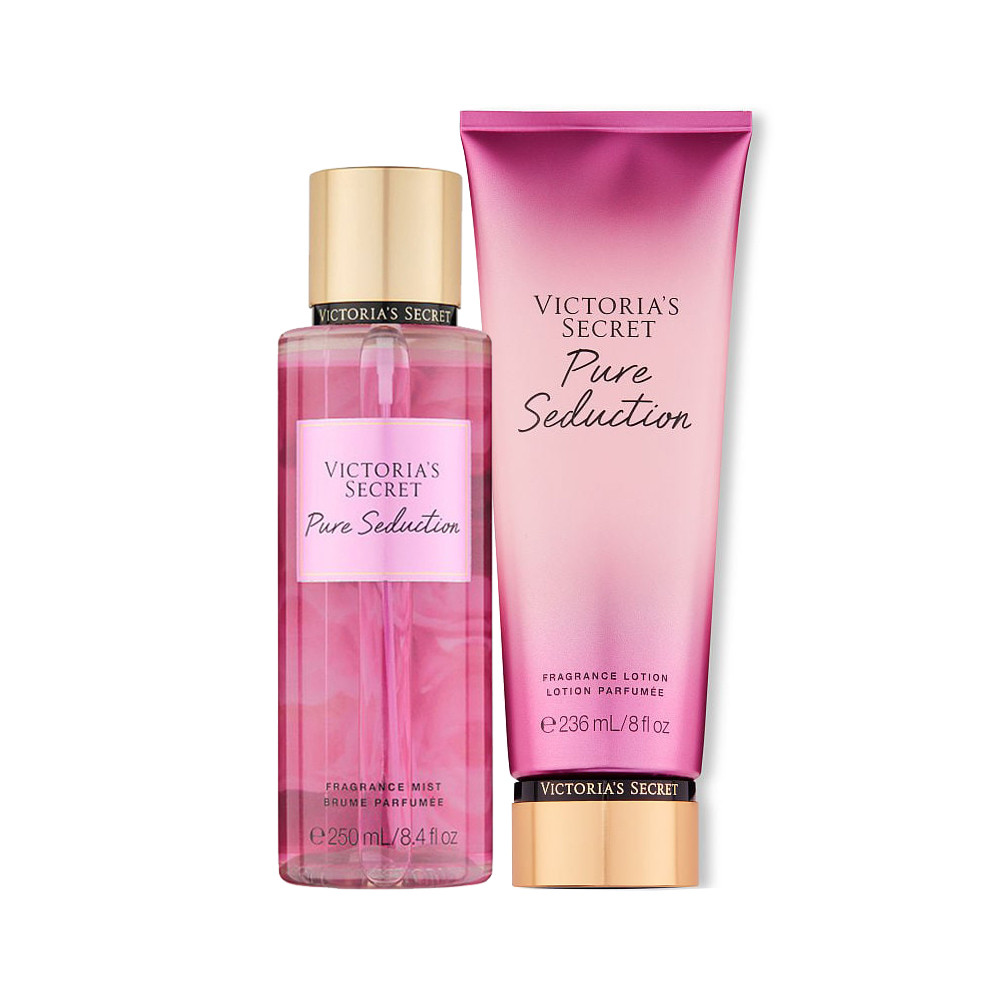 Coffret Beauté Victoria's Secret – Trousse Rose + Trio Brumes Voyage