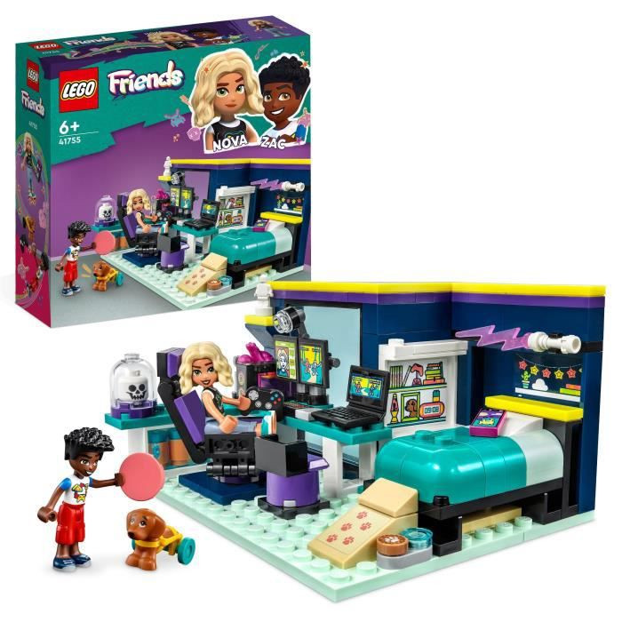 Lego Friends 41755 La Chambre De Nova, Jouet Sur Le Theme Du Gaming, Avec Mini-poup?�e ?� Prix 