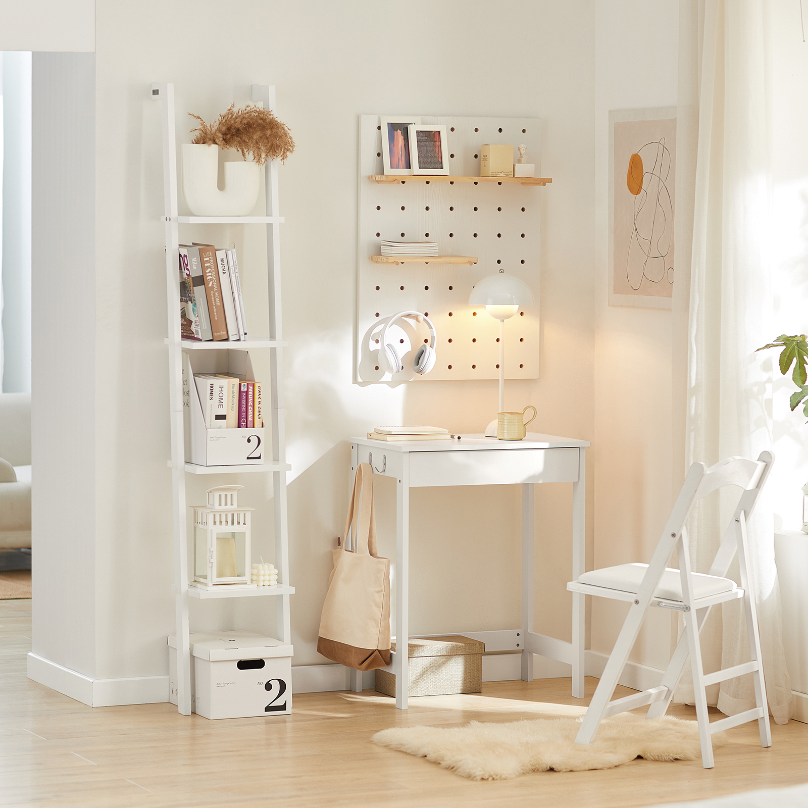 Bureau En Bois Blanc Fwt43-w