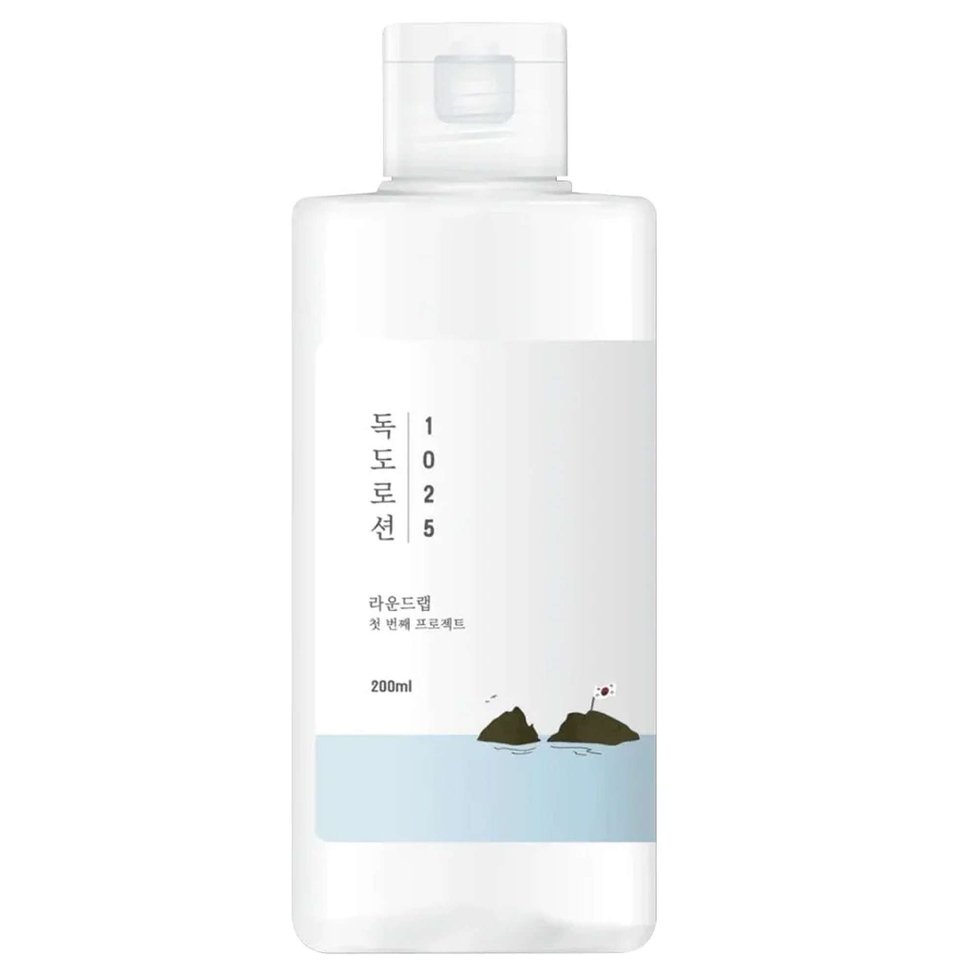Thumbnail - Round Lab 1025 Dokdo Lotion 200 ml - Leichte milchige Feuchtigkeitscreme mit Hyaluronsäure und Tiefenmeer-Mineralien