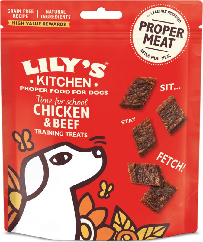 Lily's Kitchen Friandises  Pour Chiens Poulet Et Au Bœuf Pack De 8 X 70 G