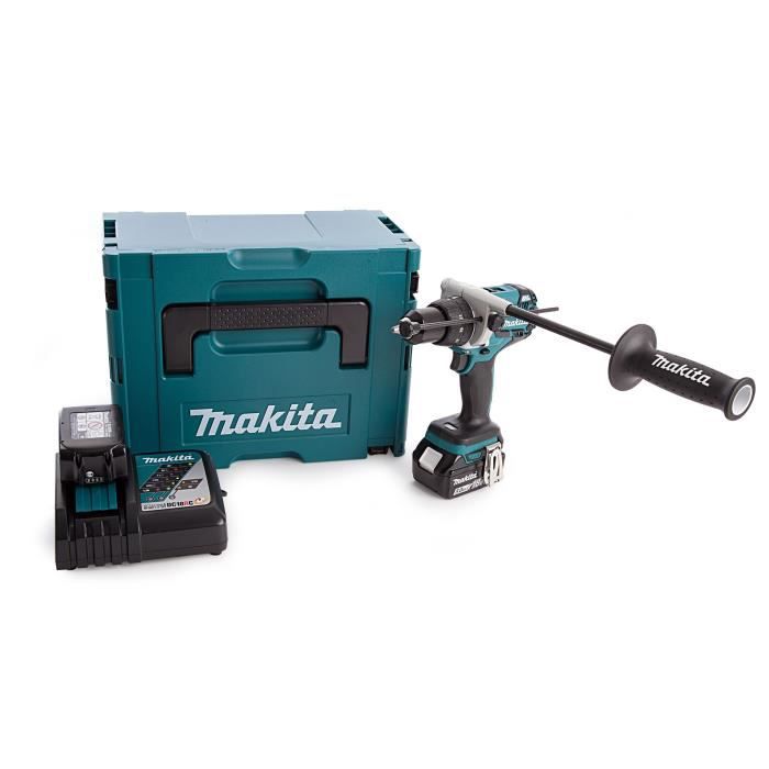 Makita Perceuse-visseuse A Percussion Brushless Dhp481rtj - 115 Nm - 2 Batteries 18v