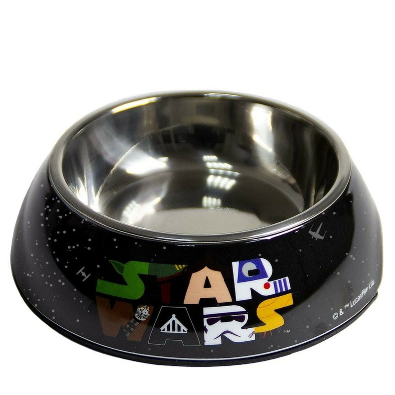 Mangeoire Pour Chiens Star Wars Mélamine 410 Ml Métal Multicouleur