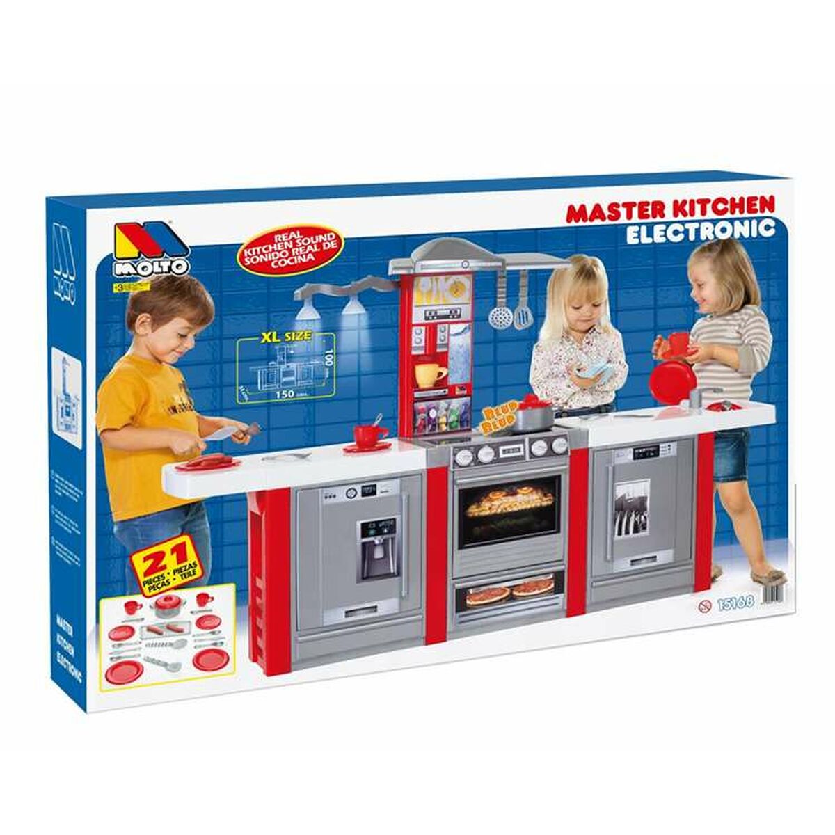 Cuisinière Jouet Moltó Masterkitchen 150 X 34 X 102 Cm 15168