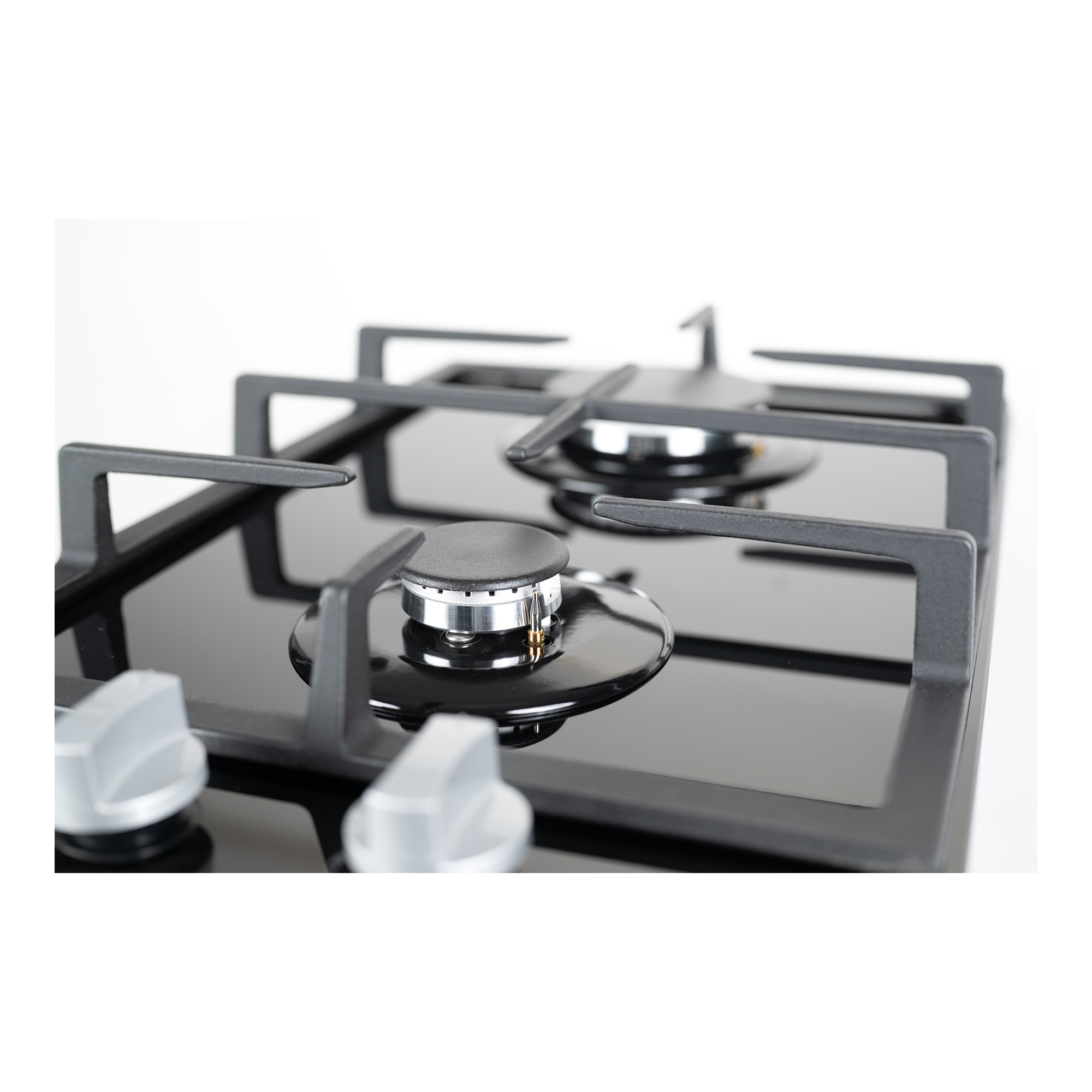 Plaque De Cuisson 2 Zones / Verre Noir - Beldeko - Gaz Bouteille - 4000w