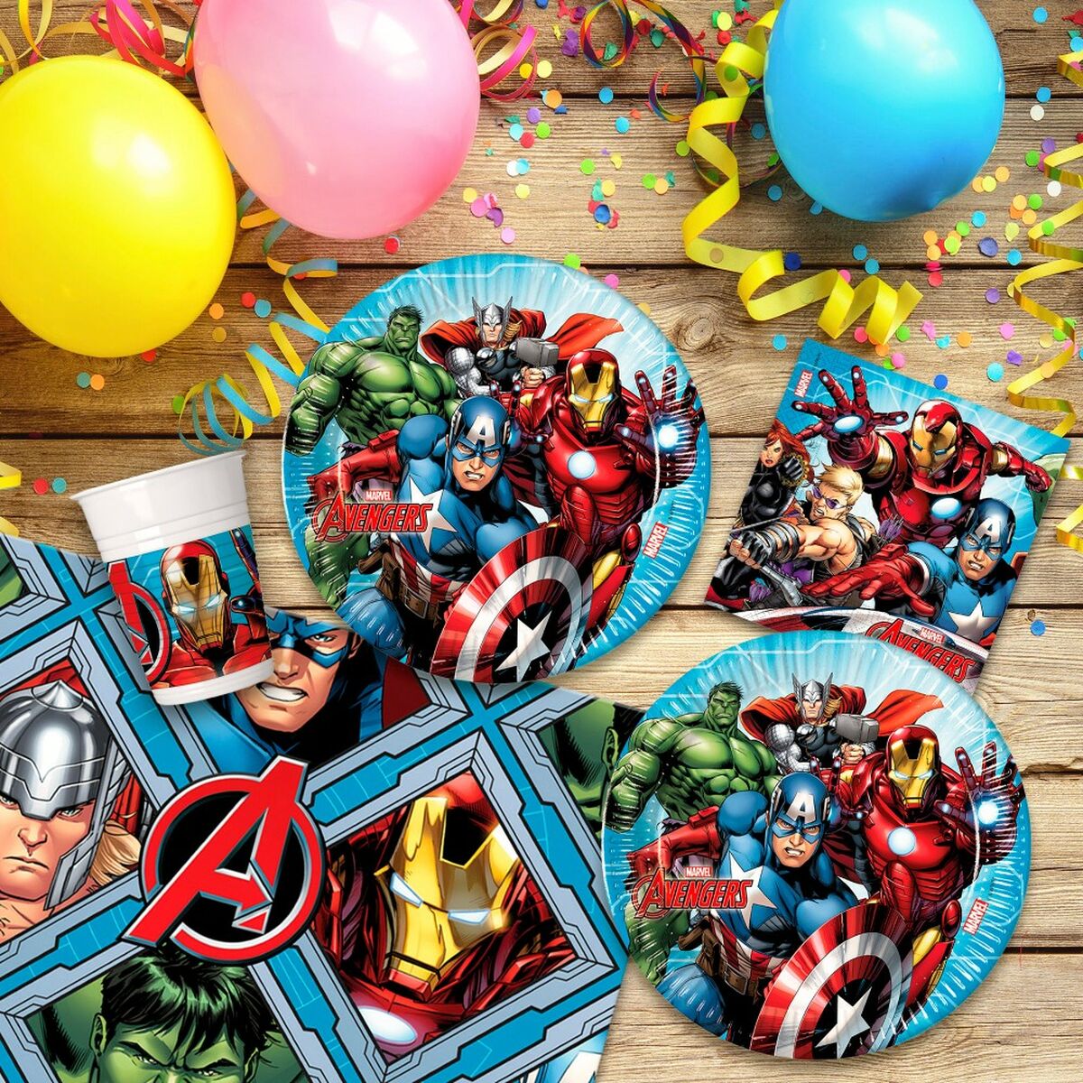 Set D'articles De Fête The Avengers 37 Pièces