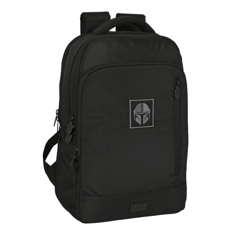 Sac À Dos Pour Portable Et Tablette Avec Sortie Usb The Mandalorian Noir