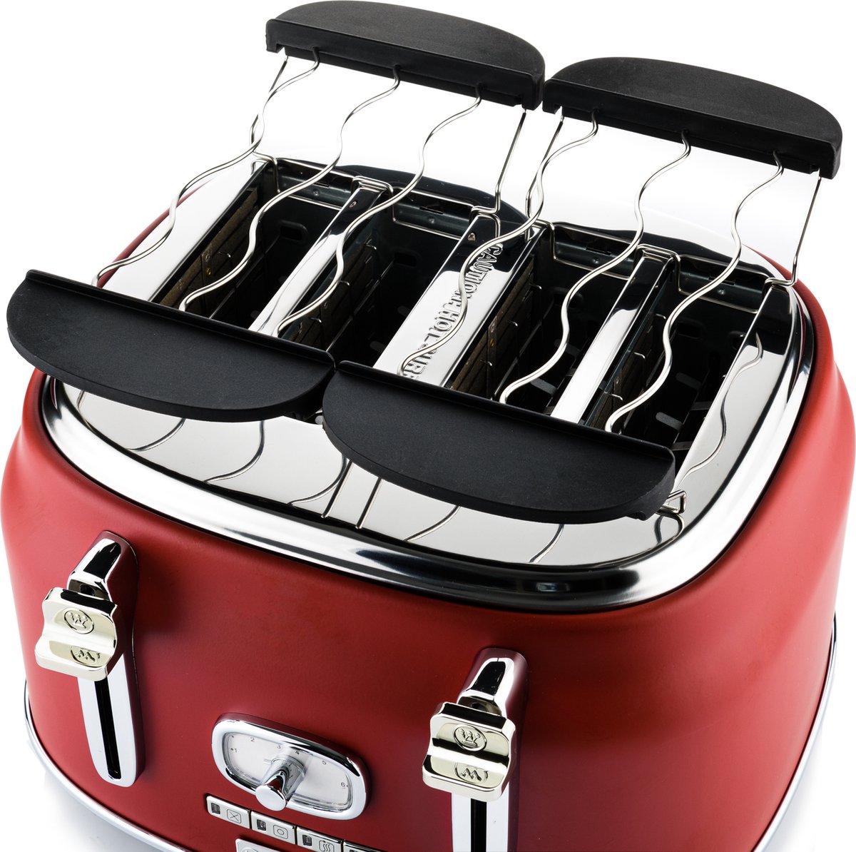 Westinghouse - Retro -  Grille Pain 4 Fentes  + Bouilloire - Rouge