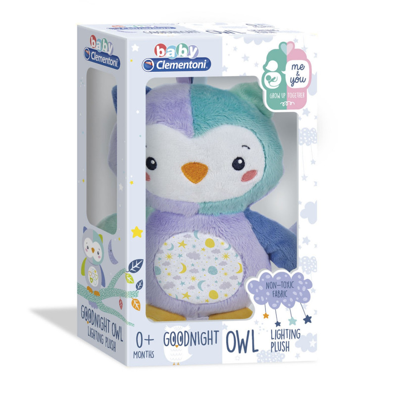 Clementoni First Months - Cuddle Owl With Light