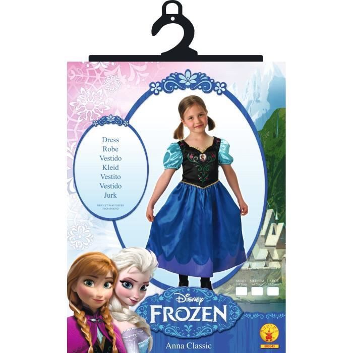 La Reine Des Neiges Déguisement Classique Anna