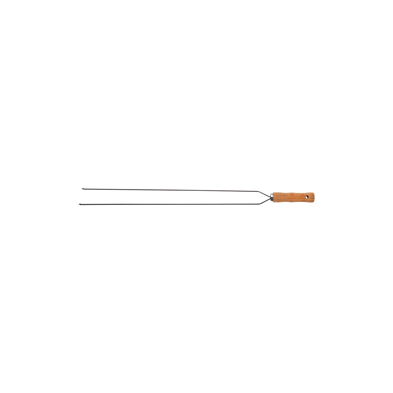 Tramontina Brochette Large Churrasco 65cm - Inox Et Bois Pour Barbecue