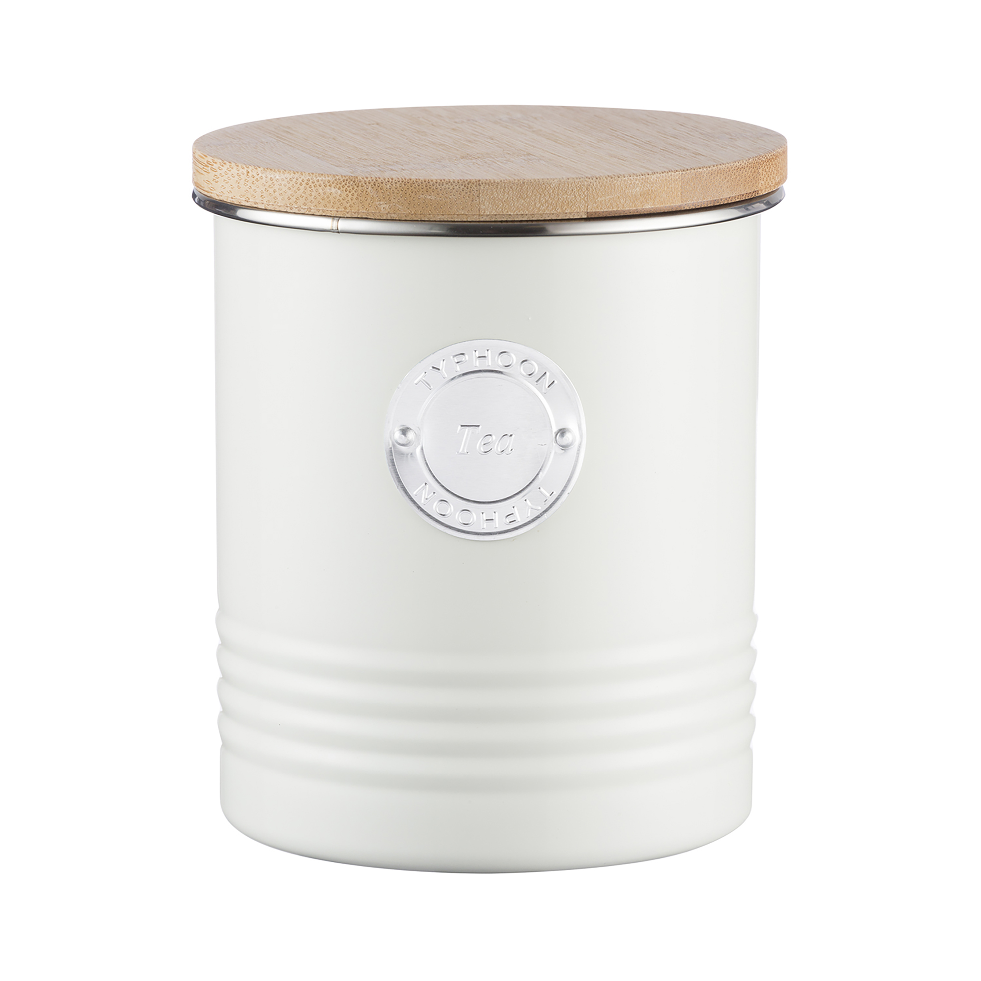 Boîte De Conservation Pour Thé Look Vintage Crème