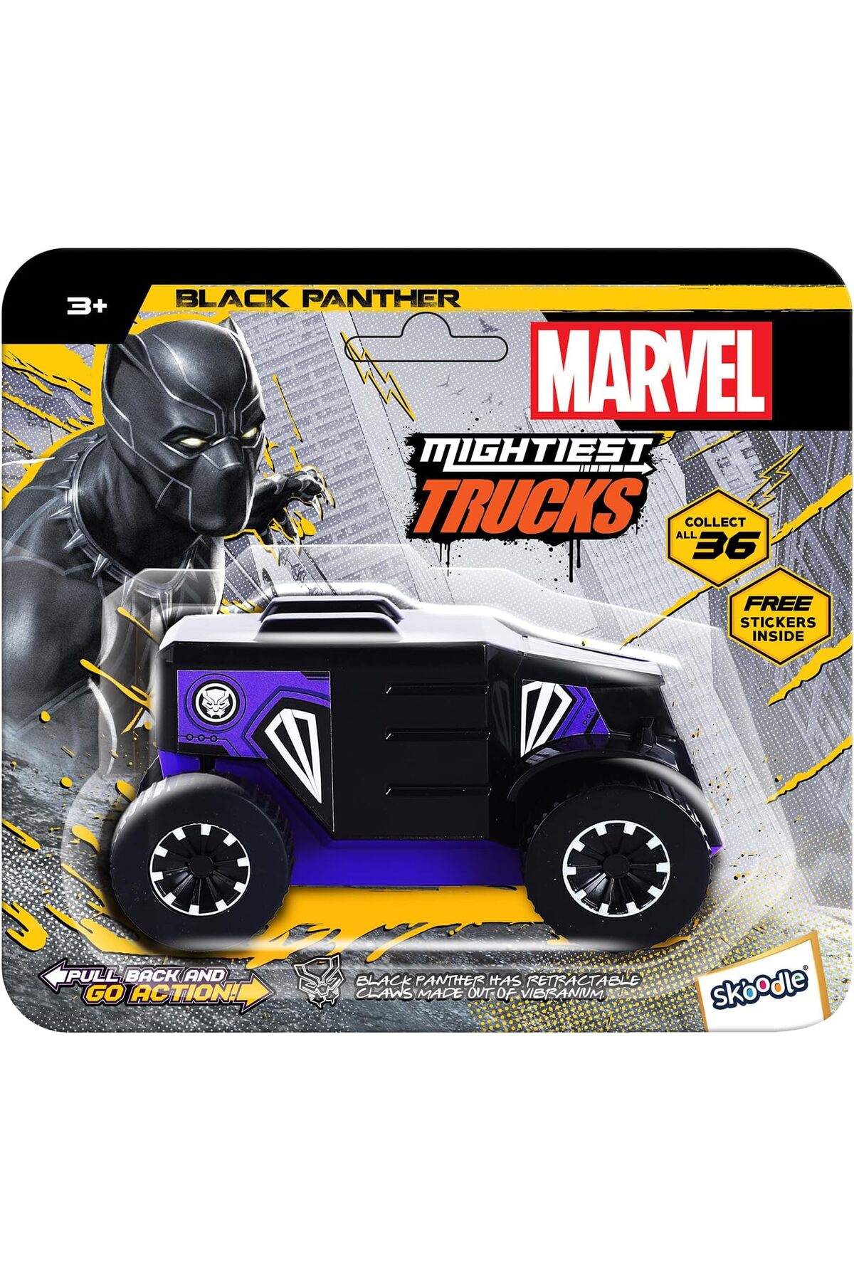 Marvel Diecast Pull-Back Model Monster Truck